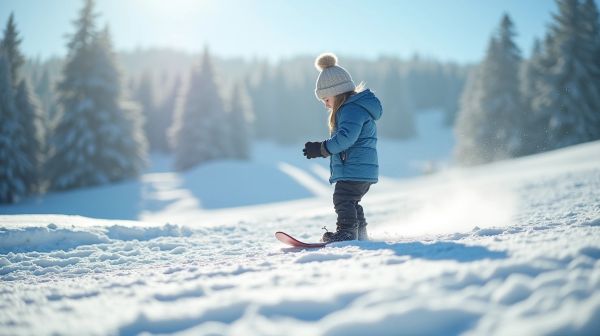 Votre enfant peine à trouver son équilibre en école de glisse ?